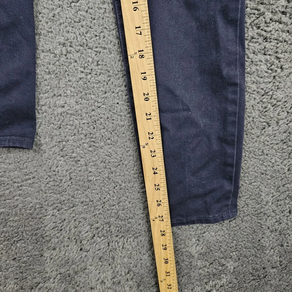 Tory Burch Super Skinny Ankle Hi Rise Pants Women 24 Blue‎ Dark Wash Jeans